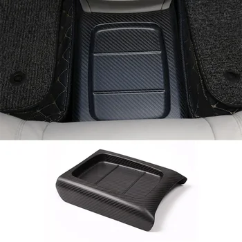 

Real Carbon Fiber Interior Rear Row Protection Cover Trim For Mercedes Benz E Class W213 2016-2019