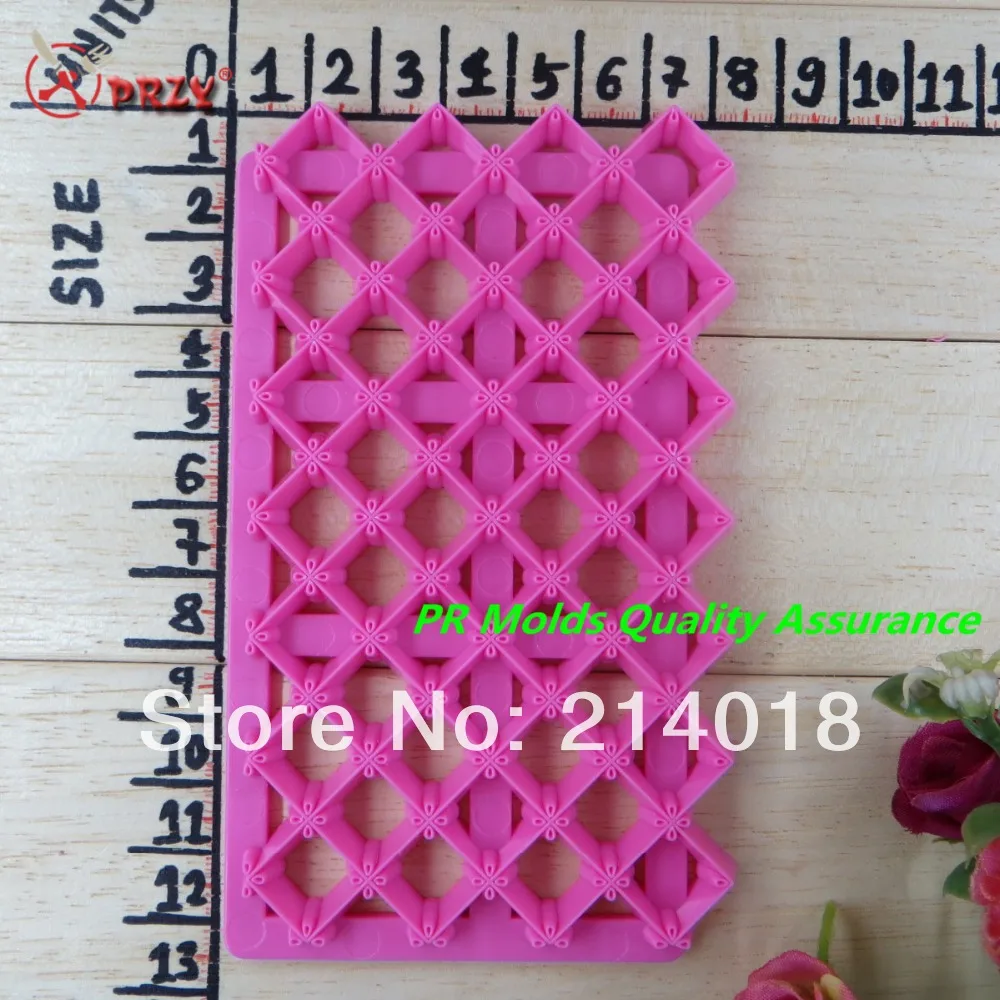 Silica gel Tie Petal Quilt Fondant Square Cutter Lattice Cake