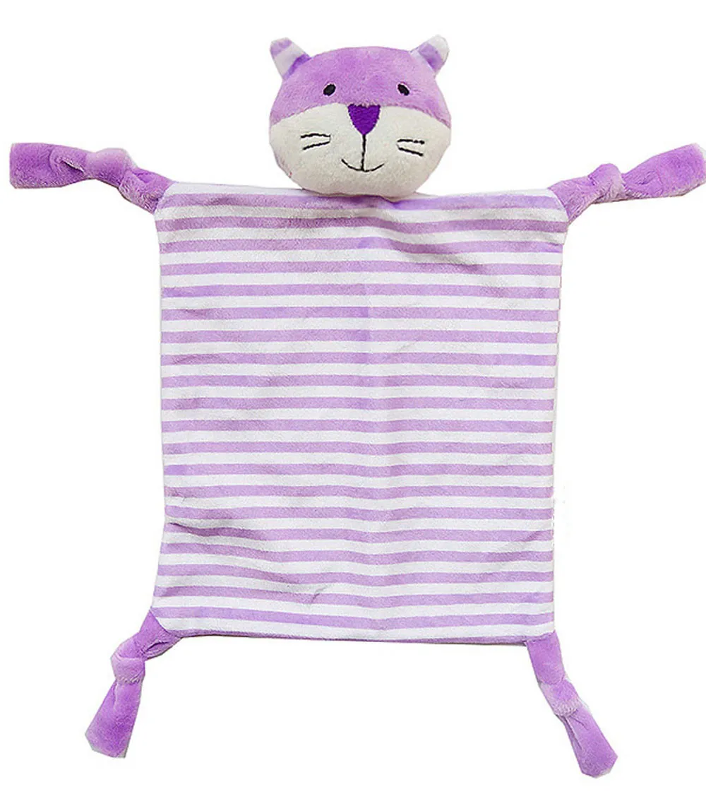 Детская хлопковая смесь, Повседневная Удобная плюшевая игрушка, кукла-животное, многофункциональное полотенце для сна для детей