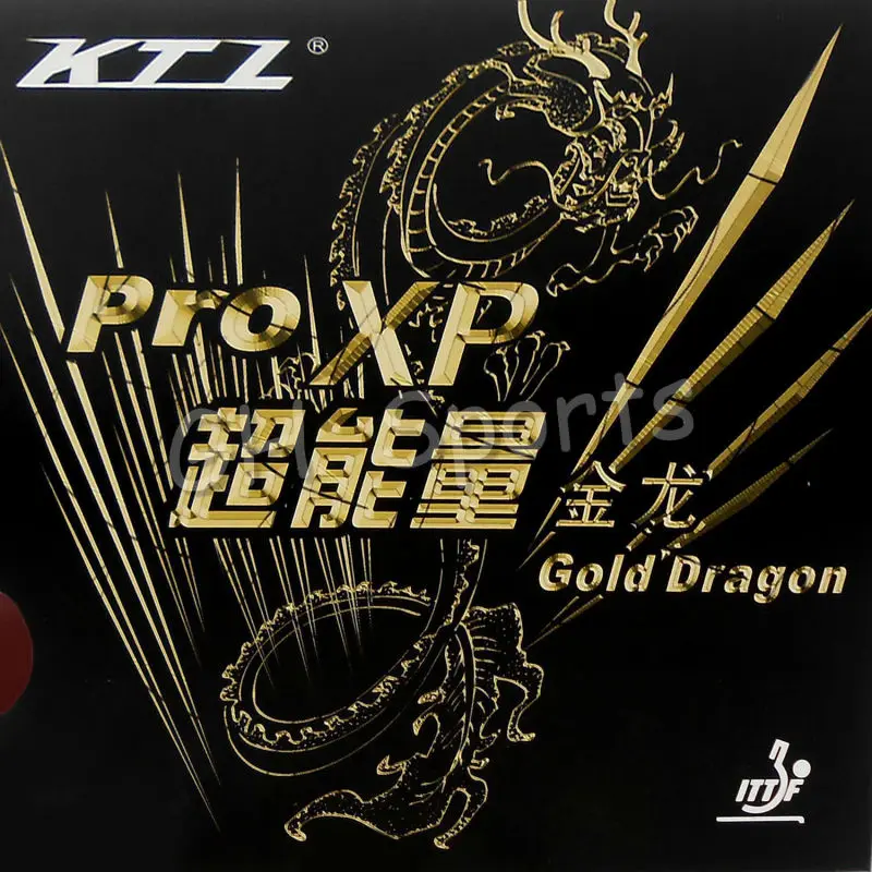 

KTL Pro XP (Pro-XP) Gold Dragon Pips-In Table Tennis (PingPong) Rubber With Sponge