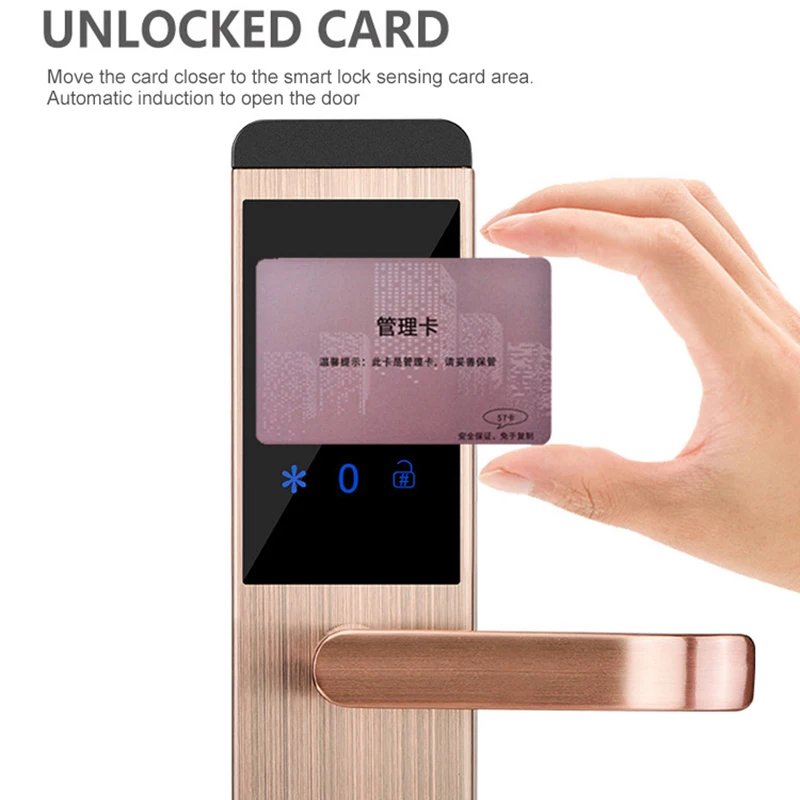 Smart Door Lock Bluetooth App Remote Control Electronic Lock