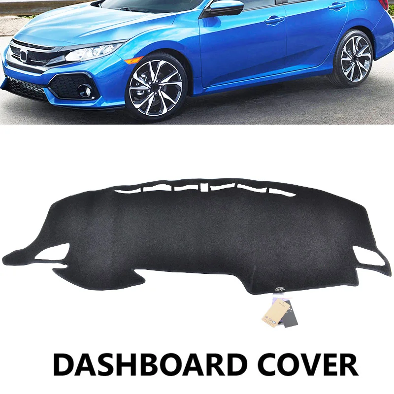 Xukey Dashboard Cover Dash Mat Dashmat For Honda Civic 2016 2019 Dash