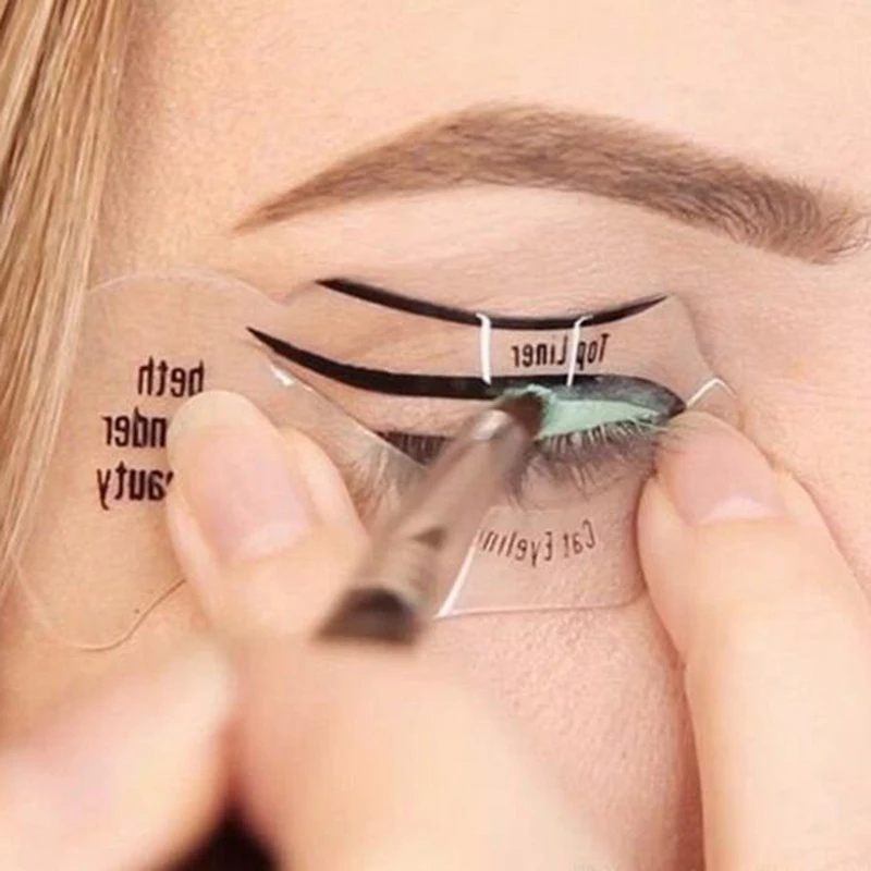10pcs Pro Eyeliner Stencil Tool Eyeliner Stencils Model for Eyebrows Guide Template Shaping Eye Shadow Frames Card Eye Makeup 10pcs Pro Eyeliner Stencil Tool Eyeliner Stencils Model for Eyebrows Guide Template Shaping Eye Shadow Frames Card Eye Makeup
