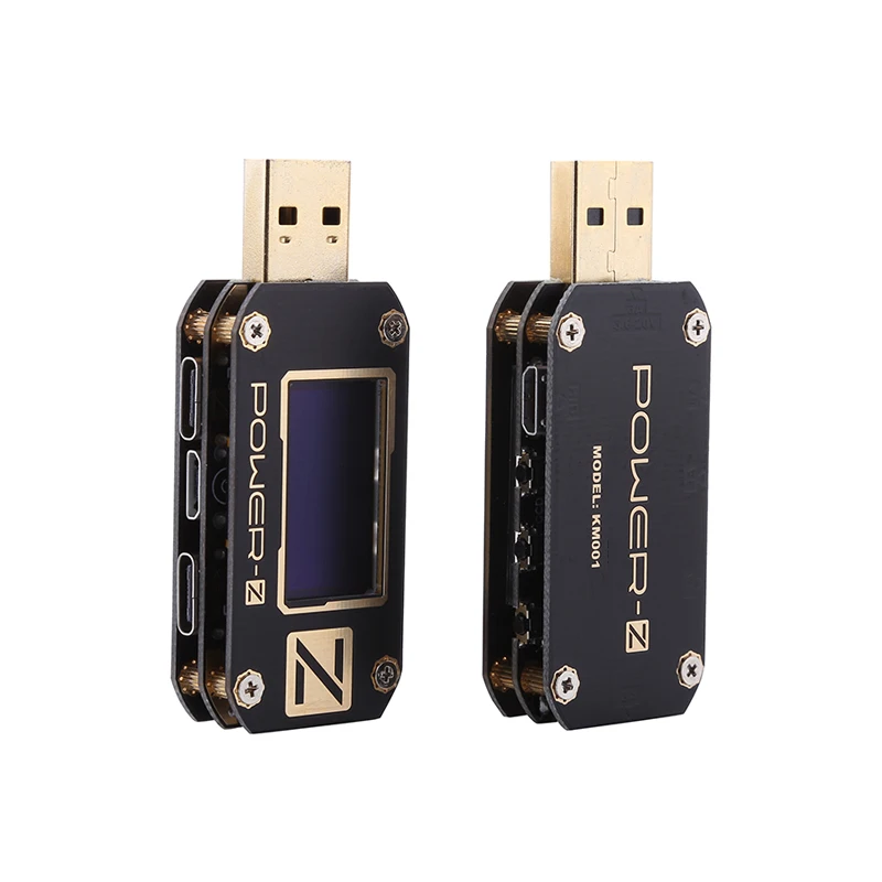 ChargerLAB power-Z PD тестер USB Напряжение Ток пульсация двойной тип-c KM001 Pro/стандартный измеритель power Bank детектор