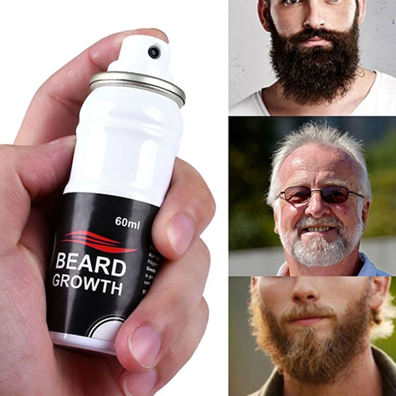 

5days Original Beard Growth Spray 60ml Beard Grow Stimulator 100% Natural Accelerate Beard Growth Oil Facial Hair Grower