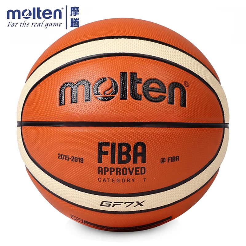 Molten GG7X 7/GP76  PU Men's Basketball /Volleyball ball SPORTTraining Bag & Pin