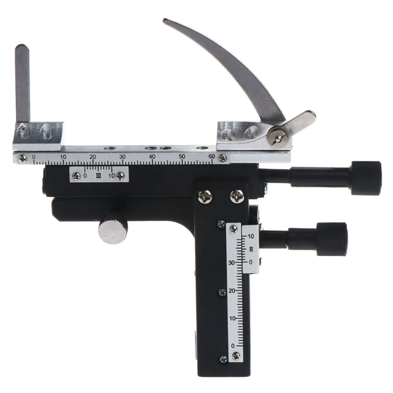 Microscope Attachable Mechanical Stage X Y Moveable Caliper Vernier