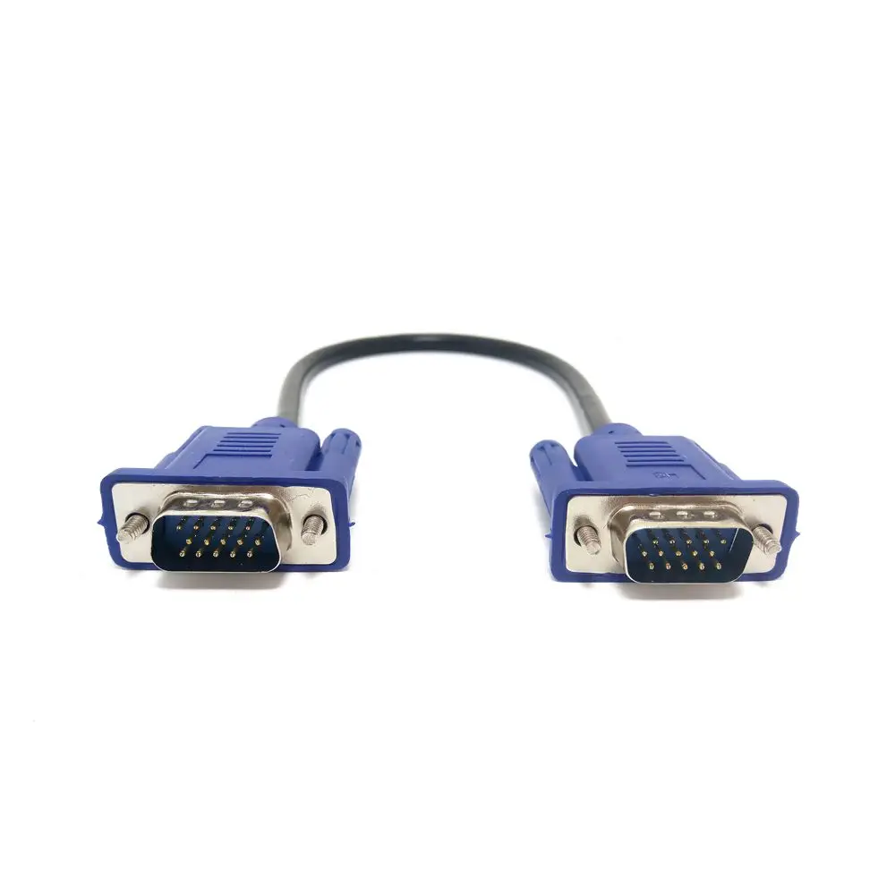 VGA Cable Male to MaleBraided Shielding High Premium HDTV VGA computer tv display signal cable 0.3m/0.5m/1.5m/3m