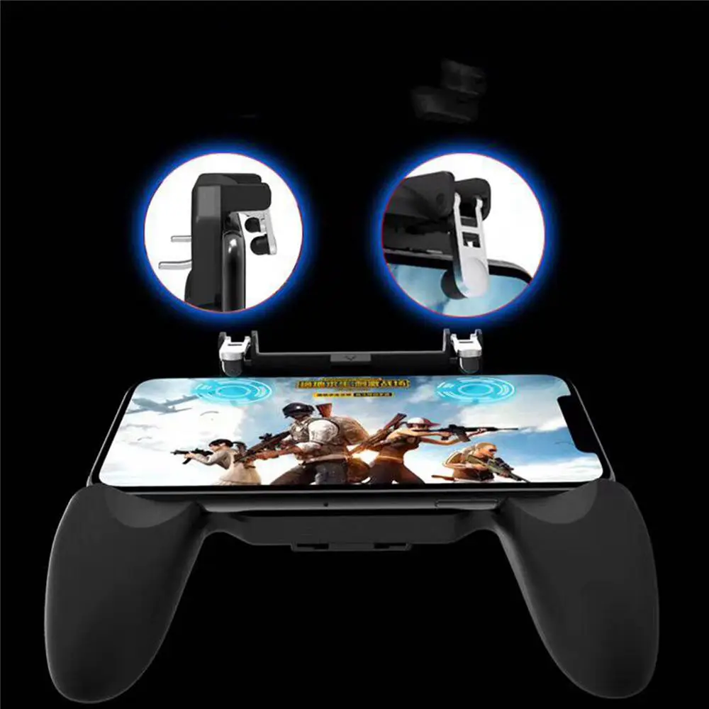  Mobile Phone Gamepad joystick holder Grip trigger Controller l1r1 shooter Fire Button Aim Key smart