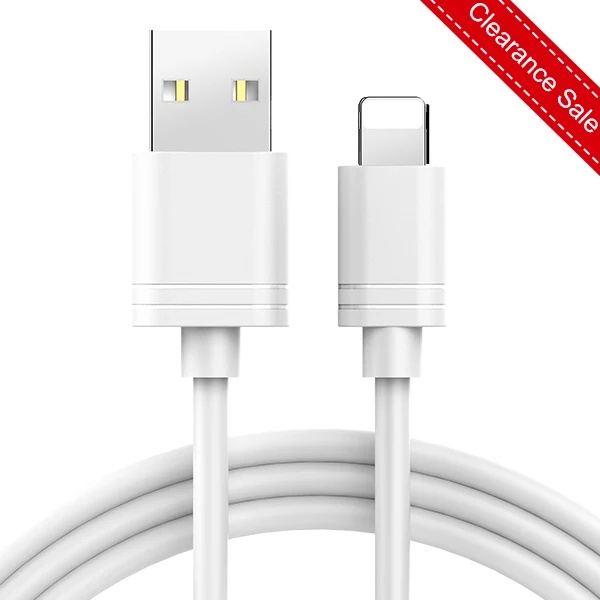 Белый ACCEZZ TPE usb зарядный кабель освещение для iPhone X XS MAX XR 8 7 6 6S 5 5S Plus Зарядка синхронизация Дата Шнур Линия для Ipad Mini 1 2 3 - Цвет: Белый