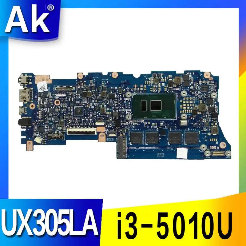 UX305LA Ноутбук Материнская плата Asus UX305 UX305L U305L U305LA материнская плата тестирование с i3-5010U 4 Гб Оперативная память