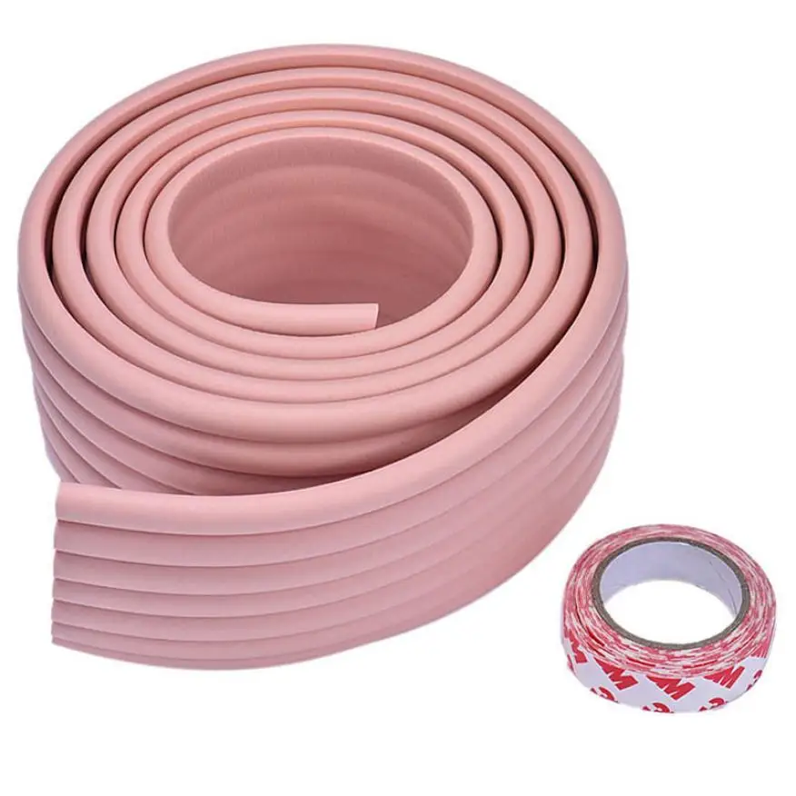 Детский безопасный защиты углов для буферная лента 3M Стикеры угловойой протектор Детская безопасность продукции securite enfant большое - Цвет: Pink