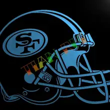 LA254-Francisco Giants шлем светодиодный неоновый свет Знак Домашний Декор ремесла