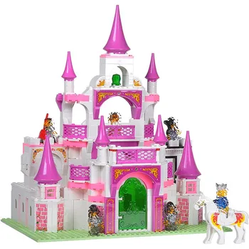 

Sluban 0151 508Pcs Pink Dream Series Dream Princess Castle building blocks Educational toys For Kids gifts Compatible With Toys
