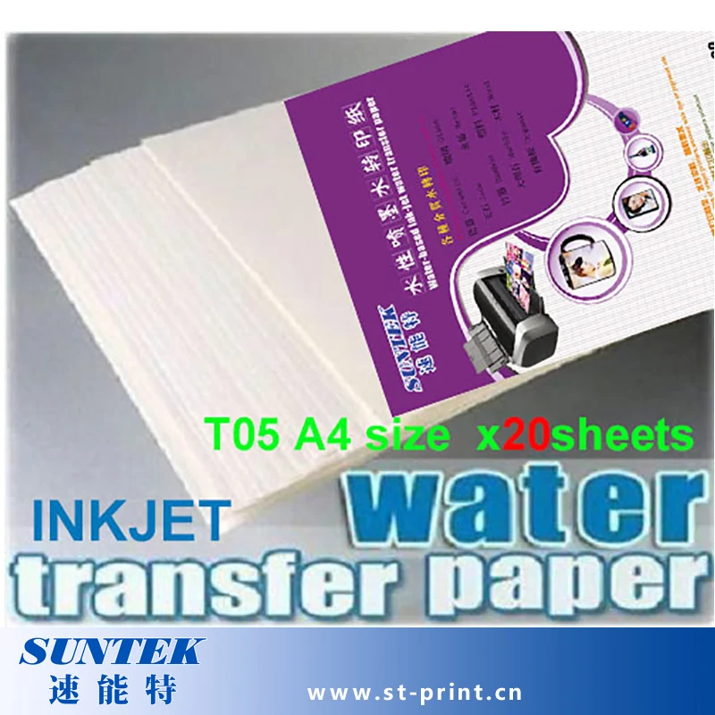 inkjet water decal paper