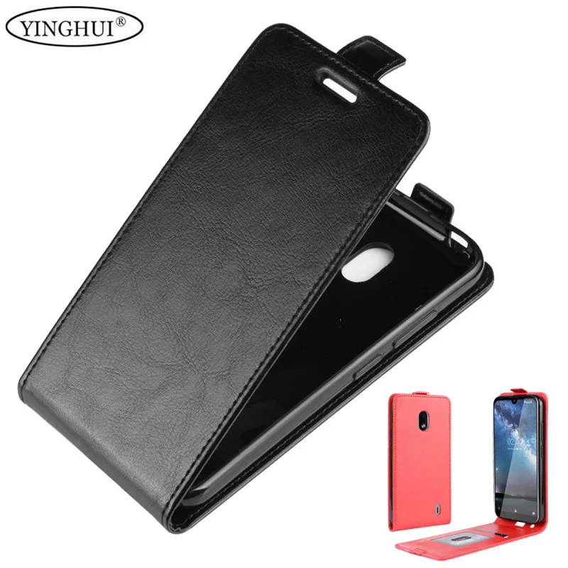 

For NOKIA 2.2 Case Flip Vertical PU Leather Case For NOKIA 2.2 Cover Card Slot Magnetic Protective Phone Bag