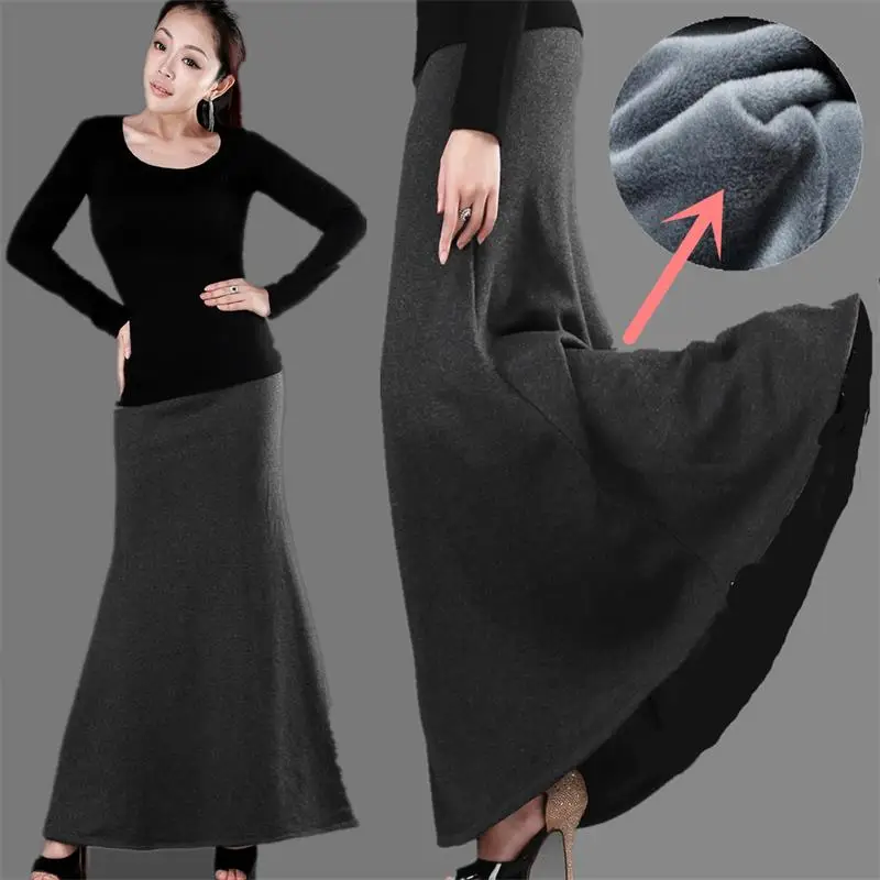 saia longa tecido grosso