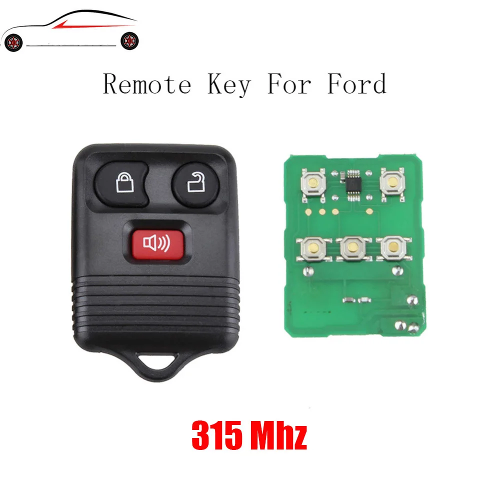 

GORBIN 3Button Remote Key Fob For Ford 2001 2002 2003 2004 2005 2006 2007 Explorer Edge Escape 315 Mhz Can be Exchange