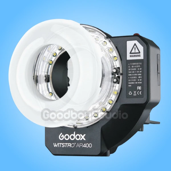 

Godox Witstro AR400 400W Li-ion Battery HSS 2in1 Ring Flash Speedlite LED Light