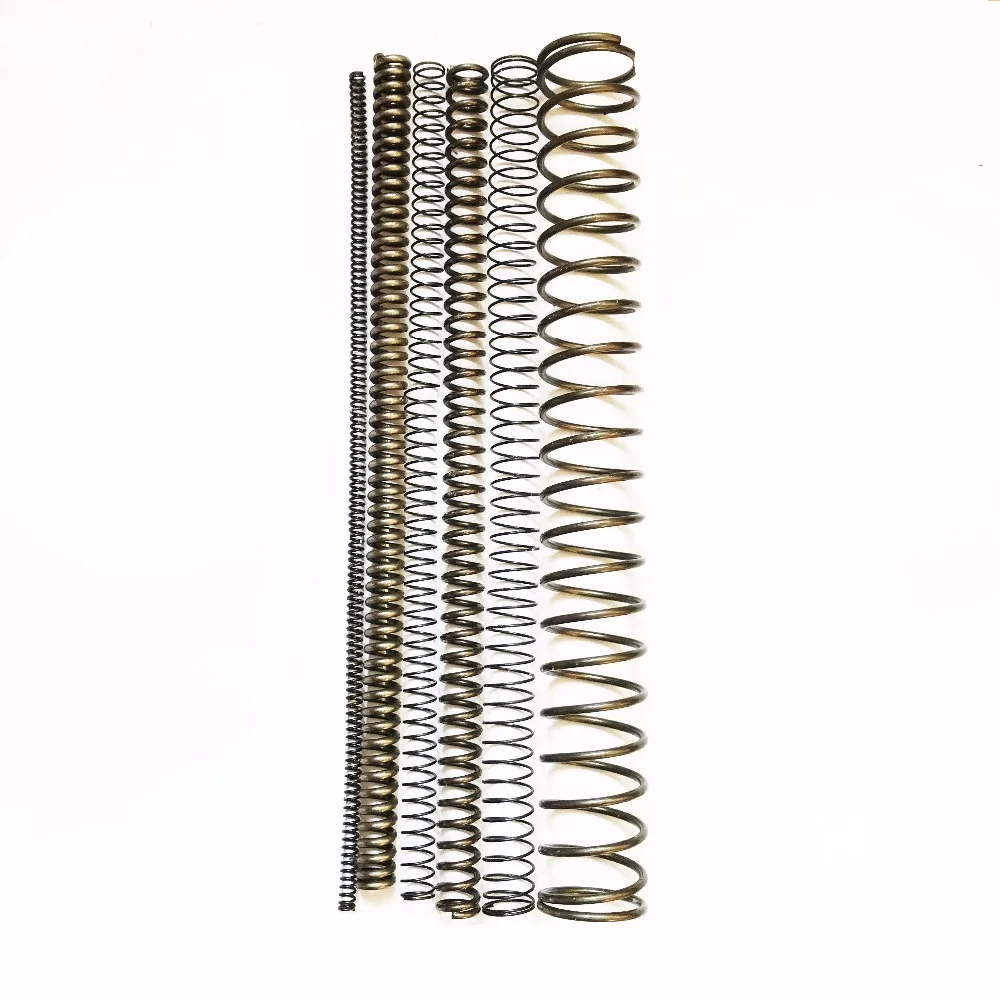 

5pcs 0.5mm Wire Diameter 300mm Length Compression Springs 3mm 3.5mm 4mm 5mm 6mm 7mm 8mm 10mm Outside Diameter Pressure Spring
