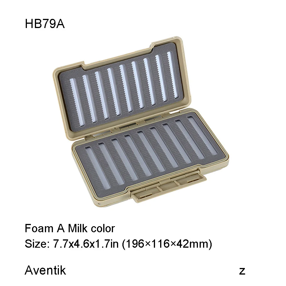 Aventik пластиковая Водонепроницаемая коробка для ловли нахлыстом 5,0x3,8x1,5 дюймов(128x96x38 мм