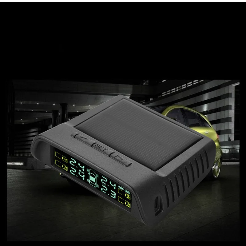 TPMS контроль давления в шинах умный автомобиль зарядка солнечной энергии