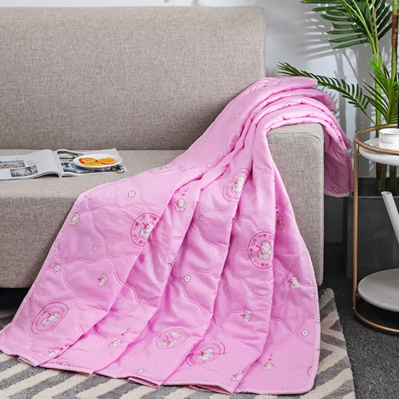 200*230 см Летний промытый хлопок печати Кондиционер используется для детей студентов летняя кровать одеяло