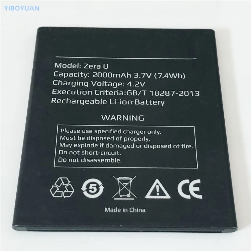 3 7 в 2000 мАч для аккумулятора Highscreen Zera U|battery for highscreen|battery forbattery 2000mah |