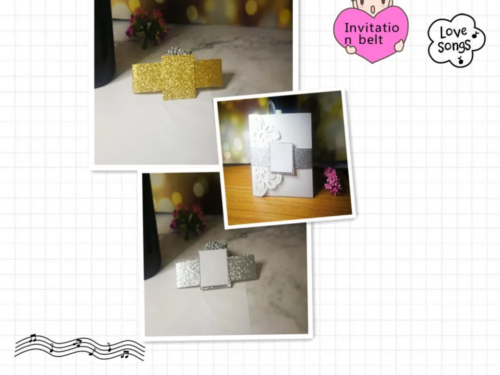 10 шт трехкратный лазерный вырез ажурный цветок набор свадебных пригласительных открыток открытка высокого класса бизнес-деловая работа