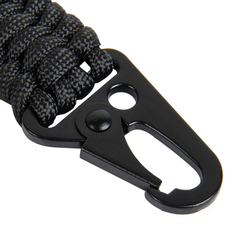 Outdoor Camping Paracord Tactical Umbrella Hiking Rope Hook Olecranon Molle Hook Survival Gear EDC Military Nylon Keychain Clasp (6)