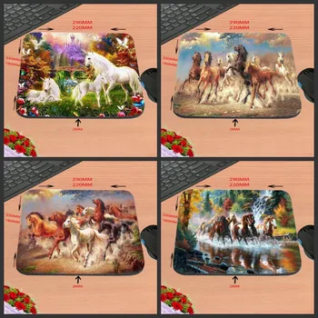 

2017 Running Horse Custom Rubber Print Mouse Mat Laptop Computer Gaming Mice Pads For Optical Laster Mats 18*22/25*20/29*25*2cm