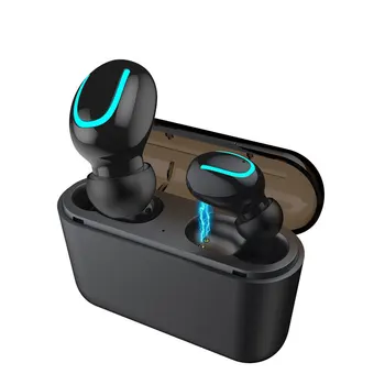 

TWS 5.0 Bluetooth Earphone 3D Stereo wireless Earphone Hifi Noise Cancel Earpads Earphones with dual microphone