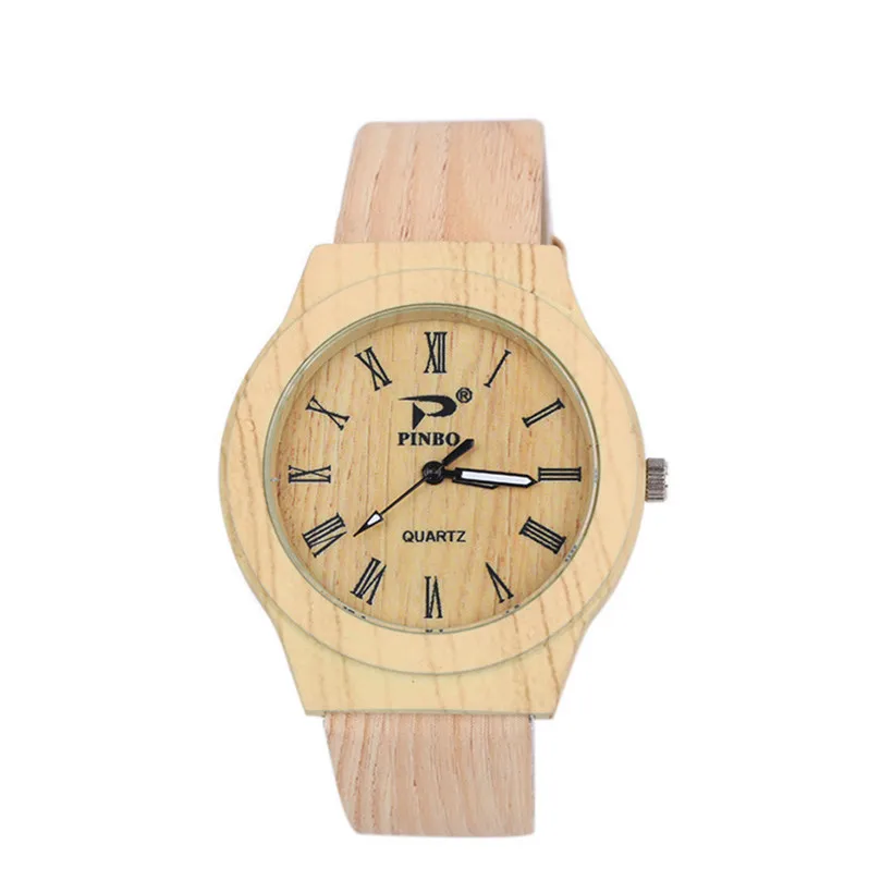 

2018 New Arrivals PINBO Men's Women's Grain Mirror Personality Circular Dial Quartz Lovers Watch Wholesale relogio masculino