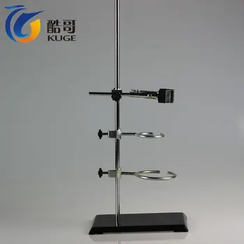 

Standard full set iron retort stand flask clip square seat bracket educational teaching equipment