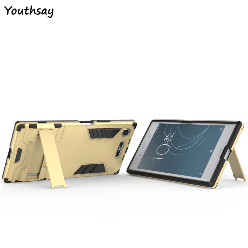 Youthsay чехол для Sony Xperia XZ1 F8342 F8341 ударопрочный роскошный с роботом чехол|luxury case|sony