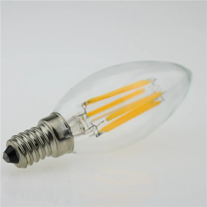 Lâmpadas Led e Tubos v dimmable cob levou vela Tensão : 110v / 220v-240v