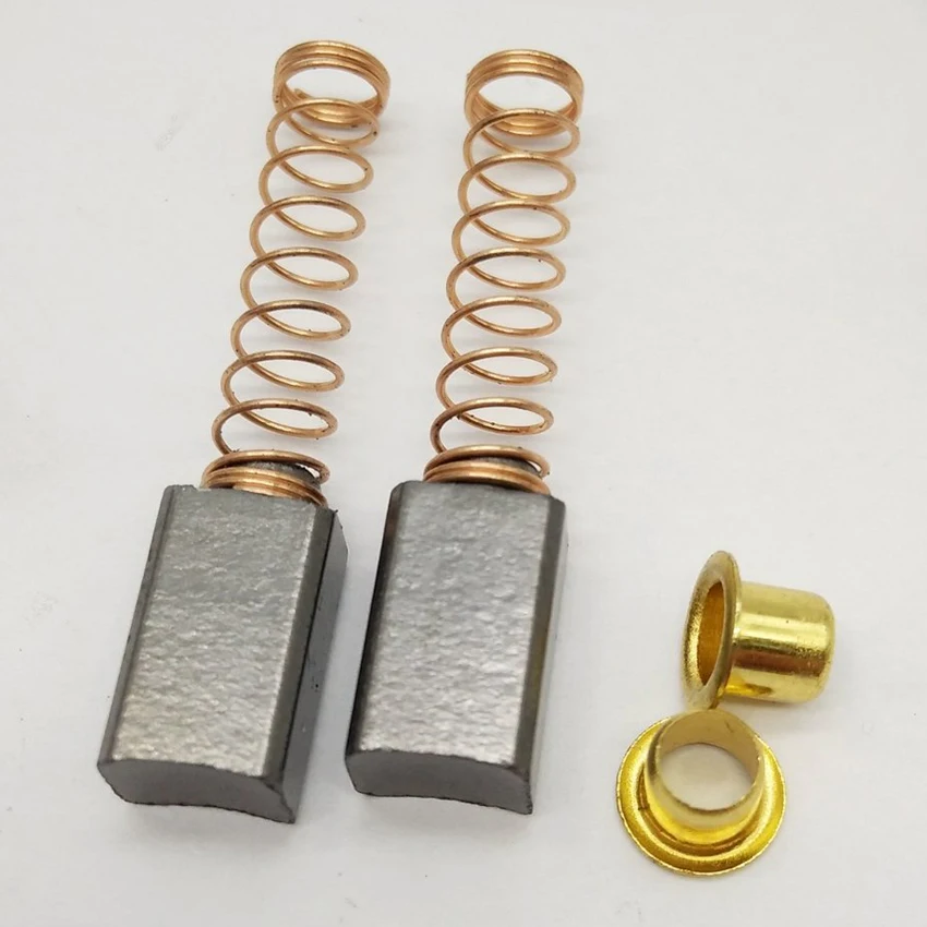 2 Motor Carbon Brushes With Spring For Singer 221 Featherweight Sewing Machinein Sewing Tools