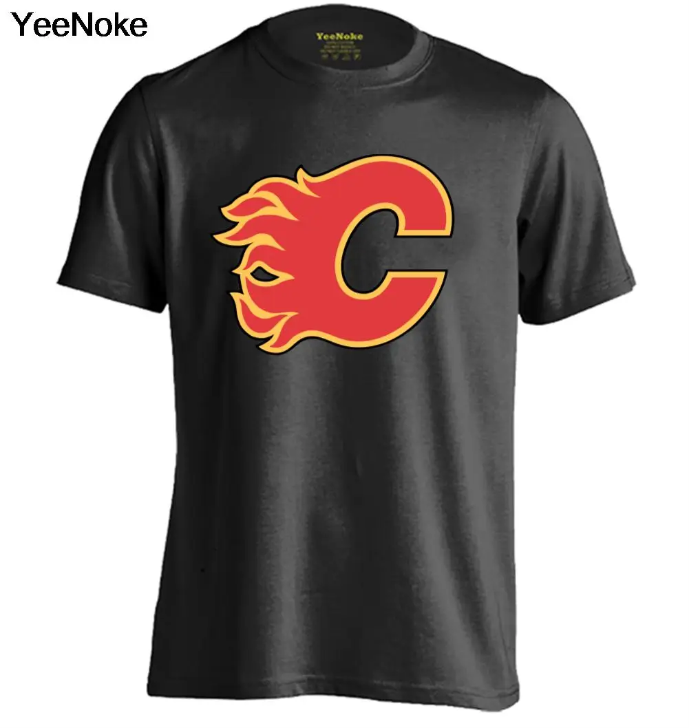 NVV OCKEY CALGARY FLAMES Mens & Womens Personalized T Shirt Printing T