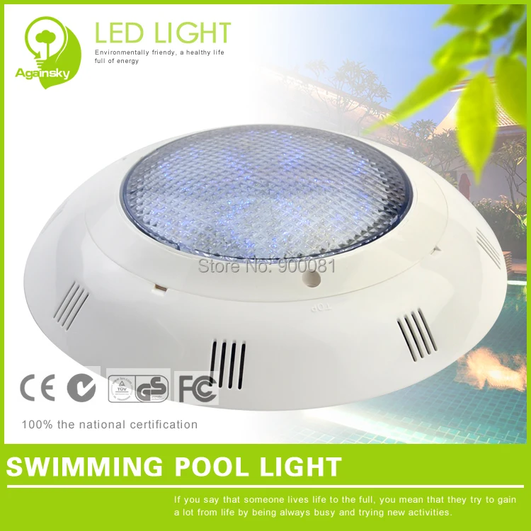 9W Swimming pool LED Lights 12 volt PVC LED RGB underwater landscape