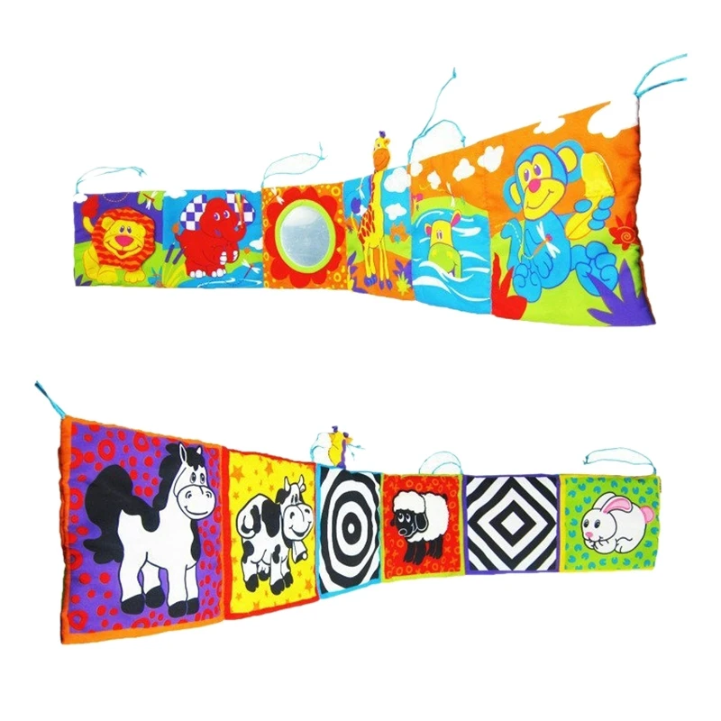  Baby Toys Crib BumpersCloth BooksRattlesAround The Multi-PressColor Bed Bumper Children'S Toys