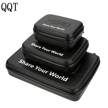 

QQT Lager / medium / small size case travel storage bag camera bag for go pro hero 6 5 4 3 + 3 2 sjcam sj4000 xiaomi Yi