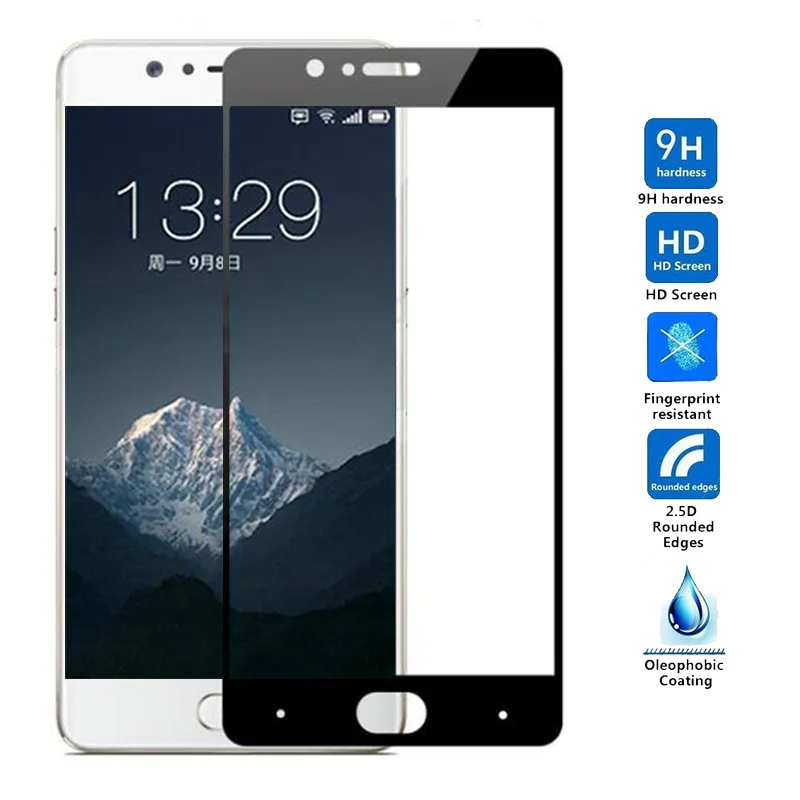 Закаленное стекло с полным покрытием для ZTE Nubia M2 Lite противовзрывная Защитная
