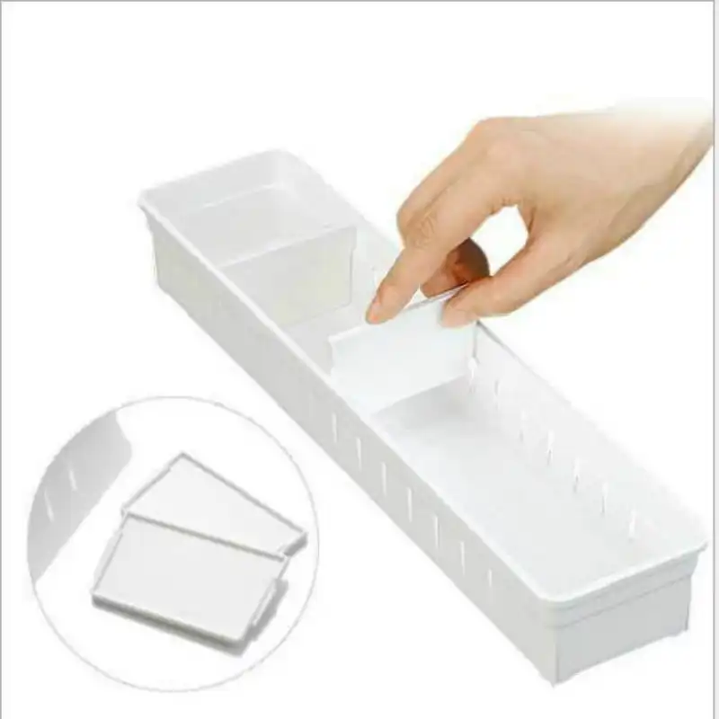 Diy Adjustable Drawer Box Clapboard Drawer Divider Storage
