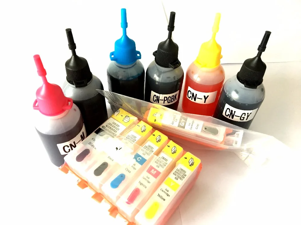 6 Colors PGI 425 CLI 426 Ink Refill Kit For Canon PIXMA MG8140 MG6140 MG6240 MG8240 Printers