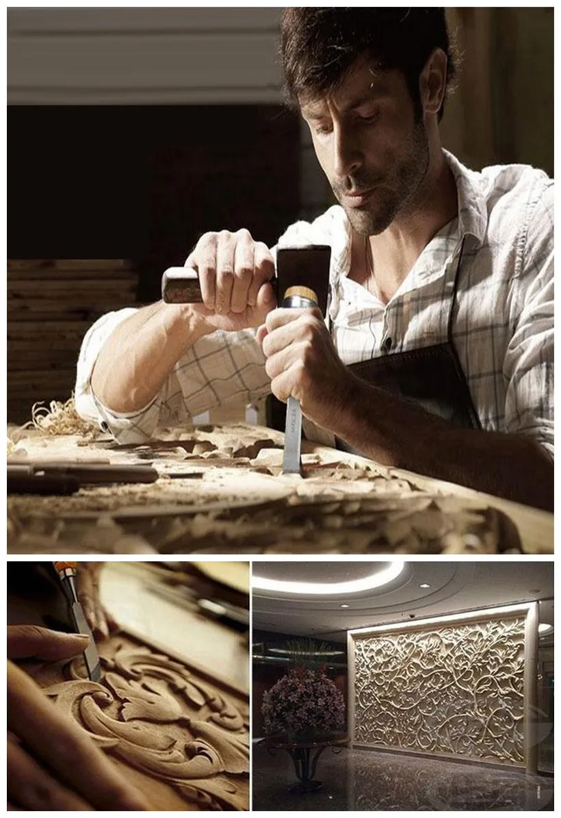 trabalho madeira carving cinzel kit gravadores faca