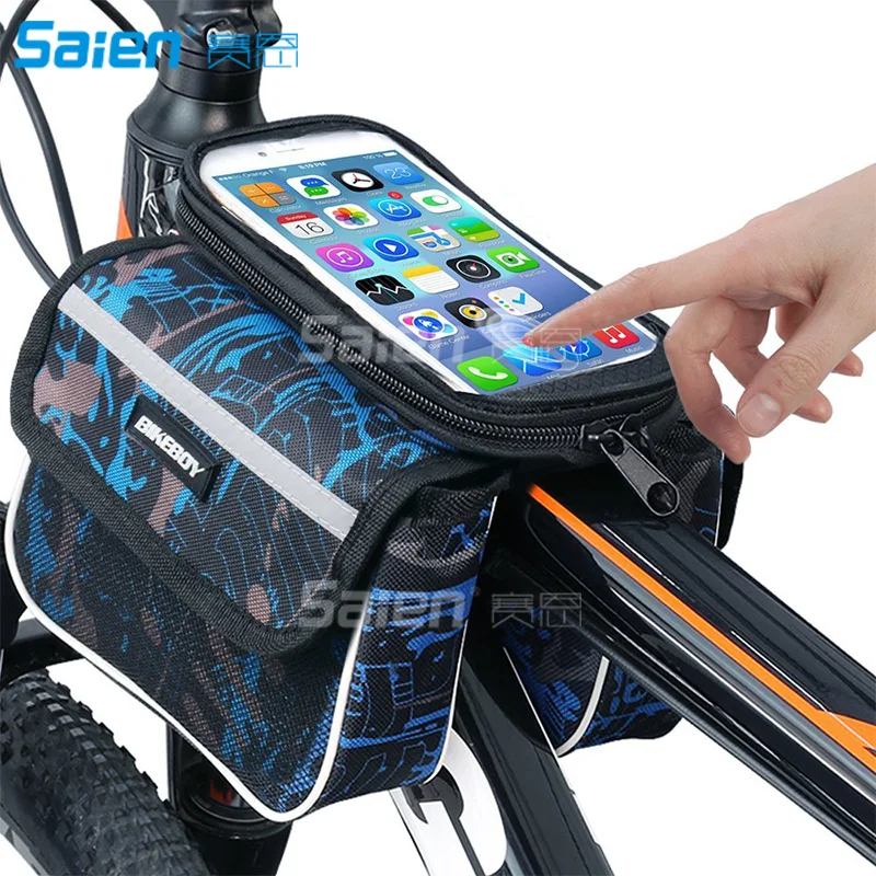 

Bike Bag Bicycle Panniers , Carrying Handle, Reflective Trim and Large Pockets