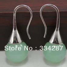 6 цветов! 12 мм зеленый/розовый/желтый/красный/синий/фиолетовый кварцитовый Камень Тигр камень висячие серьги