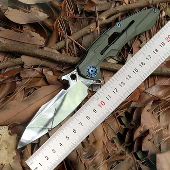 

DICORIA RIKE M3 Flipper ball bearing tactical folding knife 154CM blade Titanium+G10 handle outdoor hunting pocket knives EDC