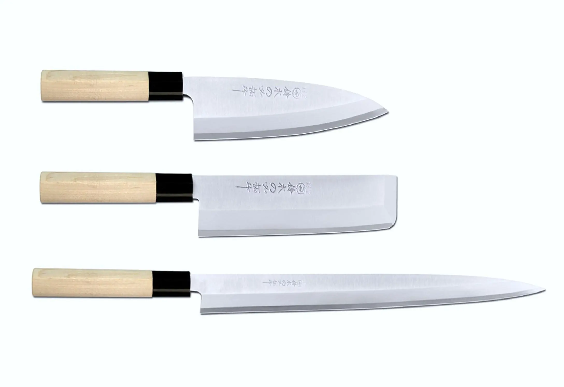 Popular exproted items and free shipping 3pcs Japanese kitchen knife
