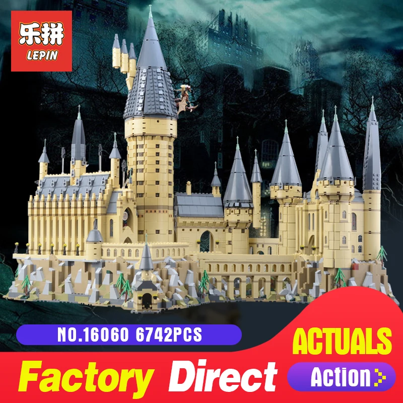 

2018 New Lepin 16060 Harry Magic Potter Hogwarts Castle School Compatible With 71043 LegoINGl Educational Building Blocks Bricks